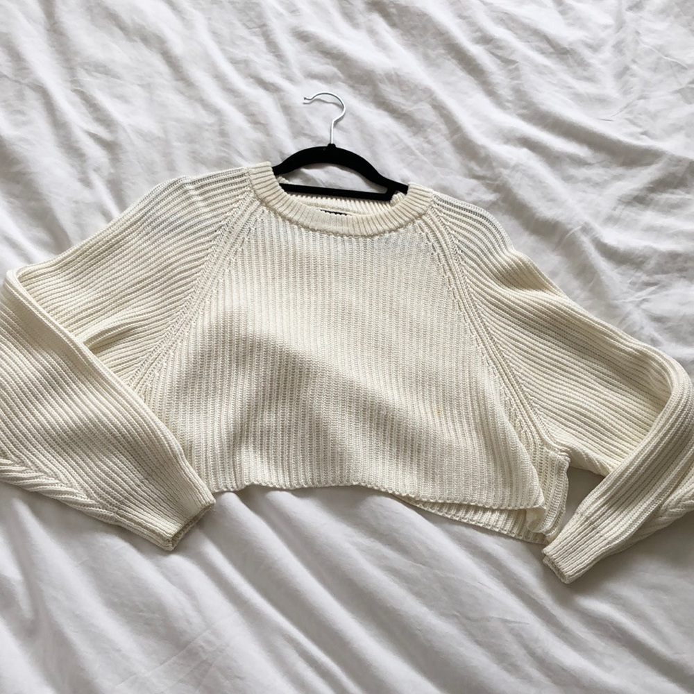 Cotton Candy LA crop knit